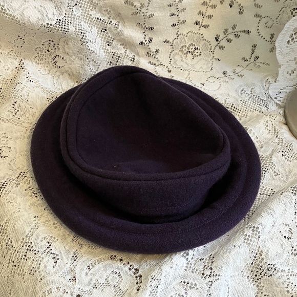 Parkhurst Deep Plum Wool Cloche Hat - Picture 4 of 8